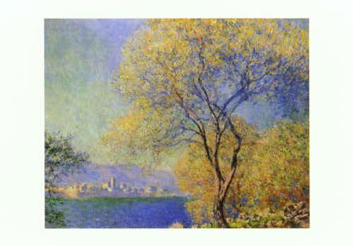 Claude Monet Antibes seen from the Salis Gardens oil painting picture
